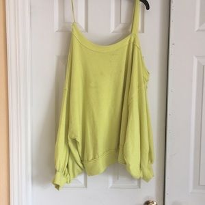Free People Neon Slouch Shirt/sweater
